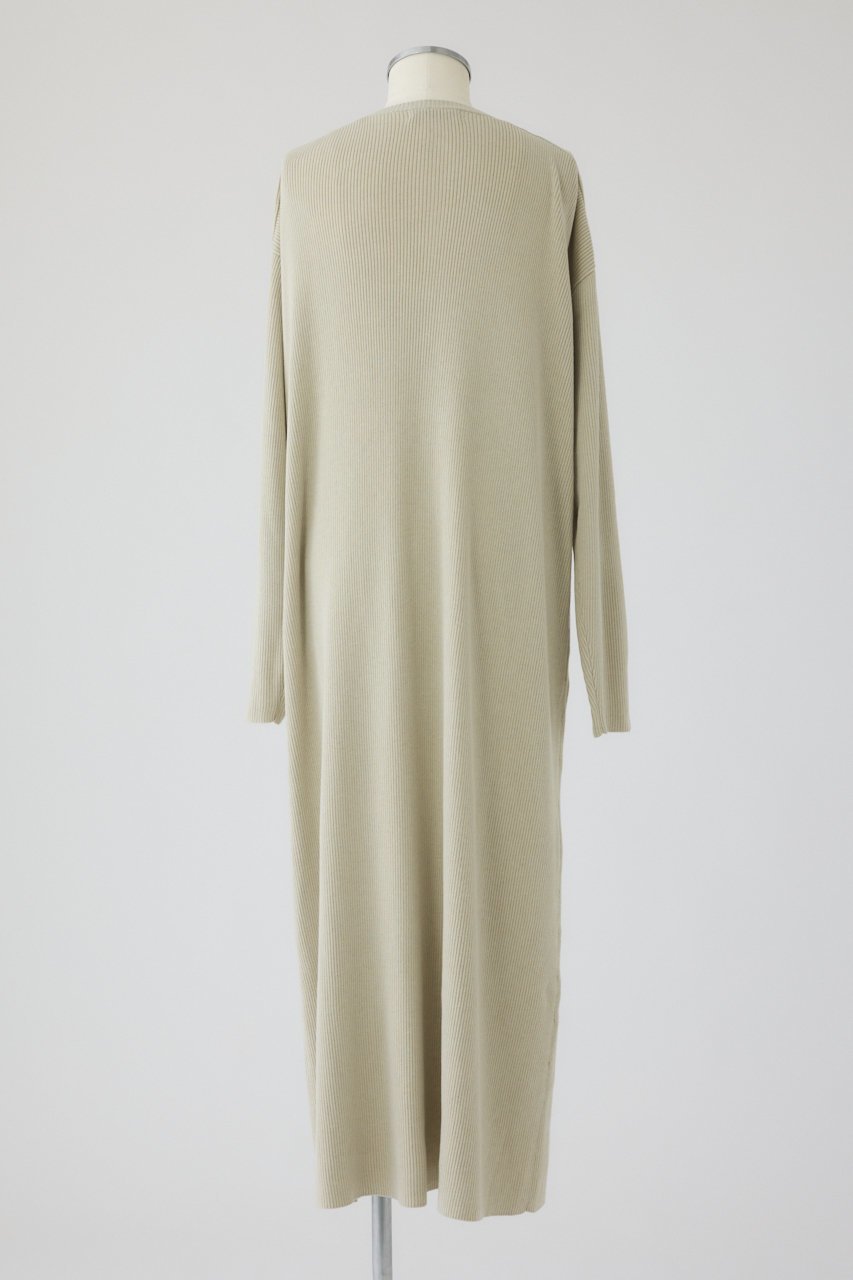 【リムアーク/RIM.ARK】のFabric covered button dress/ドレス 人気、トレンドファッション・服の通販 founy(ファニー) 　ファッション　Fashion　レディースファッション　Fashion for Women　ワンピース　Dresses　フォーマル・パーティードレス・結婚式用ドレス　Elegant & Casual Dresses　チュニック　Tunic Tops & Dresses　サテン　Satin, Glossy Fabric　シューズ　Shoes, Footwear　チュニック　Tunic, Long Top　ドレス　Dress, One-Piece　フラット　Flat, Flat Shoes　リラックス　Relax, Relaxed Fit　ロング　Long, Long-Length　other-4|ID: prp329100004917984 ipo3291000000036885833