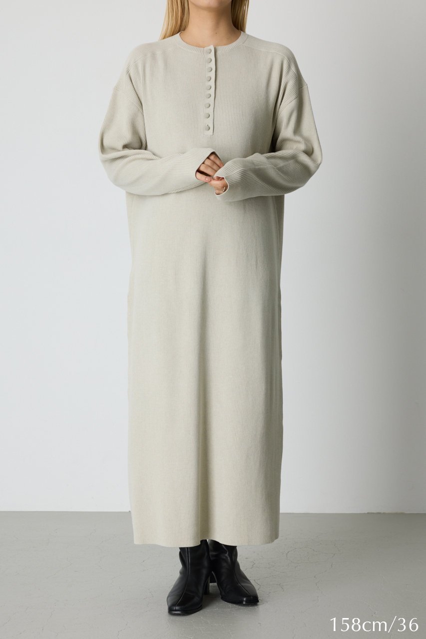 【リムアーク/RIM.ARK】のFabric covered button dress/ドレス 人気、トレンドファッション・服の通販 founy(ファニー) 　ファッション　Fashion　レディースファッション　Fashion for Women　ワンピース　Dresses　フォーマル・パーティードレス・結婚式用ドレス　Elegant & Casual Dresses　チュニック　Tunic Tops & Dresses　サテン　Satin, Glossy Fabric　シューズ　Shoes, Footwear　チュニック　Tunic, Long Top　ドレス　Dress, One-Piece　フラット　Flat, Flat Shoes　リラックス　Relax, Relaxed Fit　ロング　Long, Long-Length　other-8|ID: prp329100004917984 ipo3291000000036885837