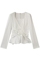 【プランク プロジェクト/PRANK PROJECT】のツイストヘムトップ 人気、トレンドファッション・服の通販 founy(ファニー) ファッション Fashion レディースファッション Fashion for Women トップス・カットソー Cut & Sew Tops シャツ・ブラウス・オフィスカジュアル Elegant Blouses & Button-Ups ロングTシャツ・Tシャツ Longline T-Shirts & Tees カットソー・ベーシックTシャツ Cut-and-Sewn Tops / Stretch Tees & Basics カットソー Cut and Sewn Top サテン Satin, Glossy Fabric シルケット Silket, Silky Cotton シンプル Simple, Minimal スクエア Square, Square Shape スラックス Slacks, Dress Pants スリーブ Sleeve, Long Sleeve / Short Sleeve ツイスト Tweed, Tweed Fabric デニム Denim, Jeans Material ロング Long, Long-Length thumbnail WHT(ホワイト)|ID: prp329100004917991 ipo3291000000036886021