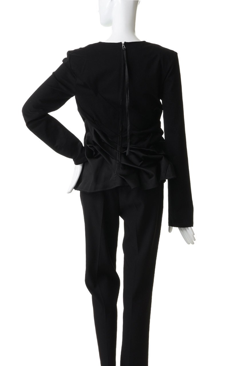 【プランク プロジェクト/PRANK PROJECT】のツイストヘムトップ 人気、トレンドファッション・服の通販 founy(ファニー) 　ファッション　Fashion　レディースファッション　Fashion for Women　トップス・カットソー　Cut & Sew Tops　シャツ・ブラウス・オフィスカジュアル　Elegant Blouses & Button-Ups　ロングTシャツ・Tシャツ　Longline T-Shirts & Tees　カットソー・ベーシックTシャツ　Cut-and-Sewn Tops / Stretch Tees & Basics　カットソー　Cut and Sewn Top　サテン　Satin, Glossy Fabric　シルケット　Silket, Silky Cotton　シンプル　Simple, Minimal　スクエア　Square, Square Shape　スラックス　Slacks, Dress Pants　スリーブ　Sleeve, Long Sleeve / Short Sleeve　ツイスト　Tweed, Tweed Fabric　デニム　Denim, Jeans Material　ロング　Long, Long-Length　other-4|ID: prp329100004917991 ipo3291000000036886024