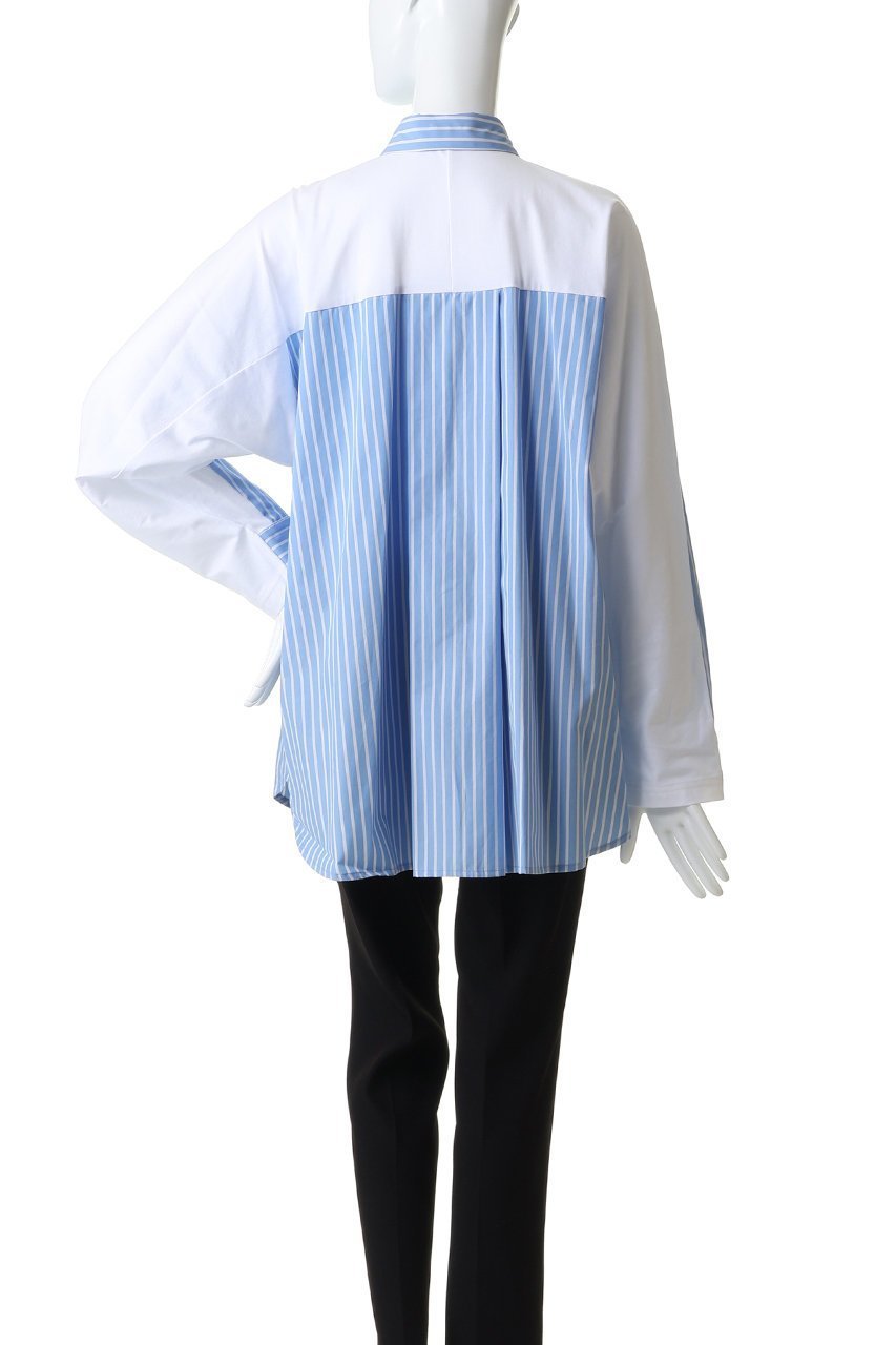 【ナゴンスタンス/nagonstans】のshirt×cut long-sleeves t-shirt 人気、トレンドファッション・服の通販 founy(ファニー) 　ファッション　Fashion　レディースファッション　Fashion for Women　トップス・カットソー　Cut & Sew Tops　シャツ・ブラウス・オフィスカジュアル　Elegant Blouses & Button-Ups　ロングTシャツ・Tシャツ　Longline T-Shirts & Tees　カットソー・ベーシックTシャツ　Cut-and-Sewn Tops / Stretch Tees & Basics　スリーブ　Sleeve, Long Sleeve / Short Sleeve　ドッキング　Docking, Mixed Material　ロング　Long, Long-Length　other-4|ID: prp329100004918009 ipo3291000000036886772