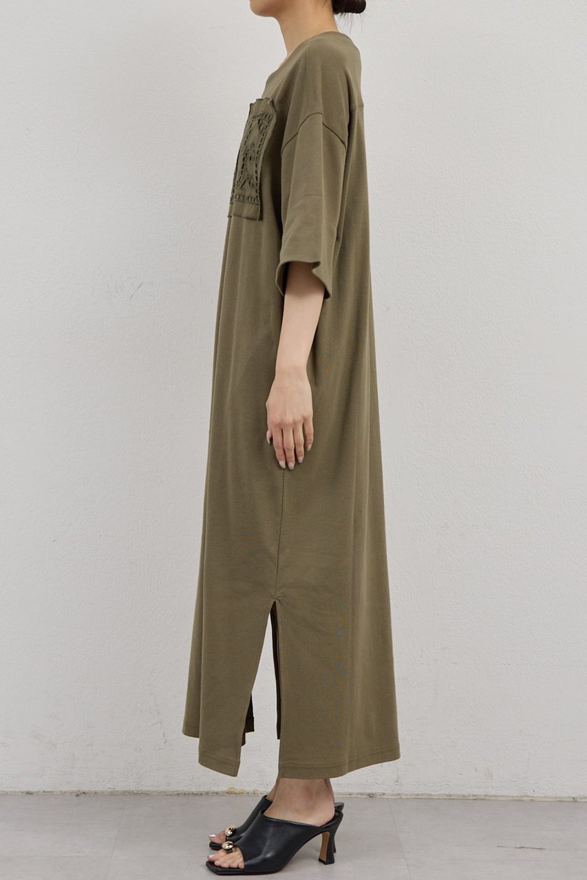 【ガリャルダガランテ/GALLARDAGALANTE】の【Dhritie】レースパッチワークワンピース 人気、トレンドファッション・服の通販 founy(ファニー) 　ファッション　Fashion　レディースファッション　Fashion for Women　ワンピース　Dresses　チュニック　Tunic Tops & Dresses　インド　Indian Textile　ジップ　Zip, Zipper　チュニック　Tunic, Long Top　リラックス　Relax, Relaxed Fit　ロング　Long, Long-Length　other-5|ID: prp329100004918015 ipo3291000000036886876