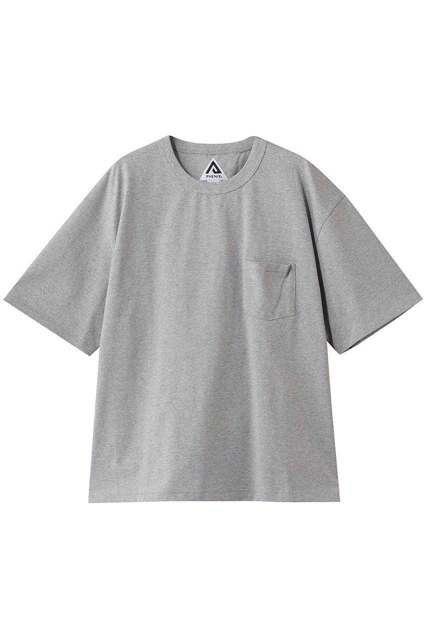 【フェニックス/Phenix / MEN】の【MEN】DISTORTED POCKET BASE TEE インテリア・キッズ・メンズ・レディースファッション・服の通販 founy(ファニー) ファッション Fashion メンズファッション Fashion for Men トップス・カットソー Cut & Sew Tops メンズシャツ Shirts ショート Short, Short Length シンプル Simple, Minimal スリーブ Sleeve, Long Sleeve / Short Sleeve フォルム Silhouette, Form ポケット Pocket, Pocket Detail 定番 Standard, Basic Item 無地 Plain, Solid Color gray|ID: prp329100004918019 ipo3291000000036887001