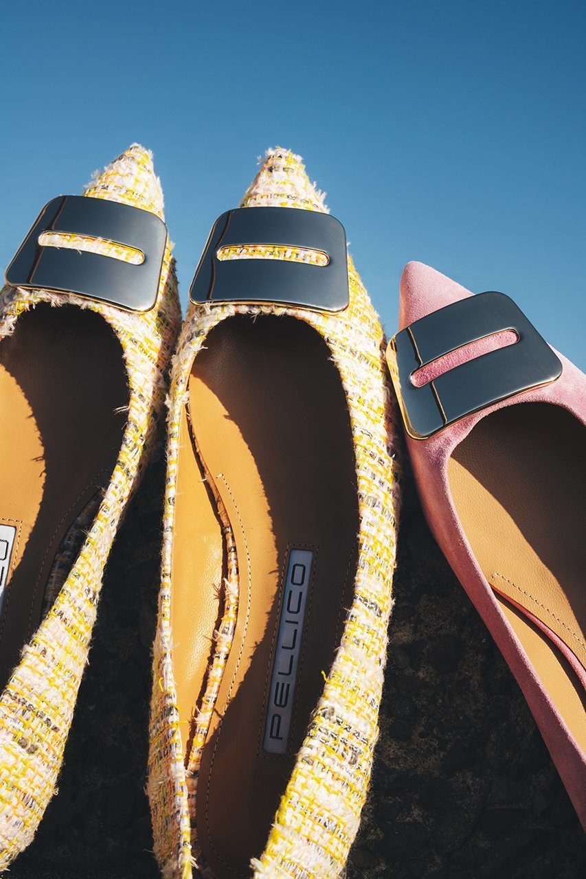 【ペリーコ/PELLICO】のANELLI FIBBIA ツイードフラットシューズ 人気、トレンドファッション・服の通販 founy(ファニー) 　ファッション　Fashion　レディースファッション　Fashion for Women　エレガント 上品　Elegant　クラシック　Classic, Timeless Style　シューズ　Shoes, Footwear　ツイード　Twill, Twill Weave　パーティ　Party, Party Style　フラット　Flat, Flat Shoes　メタリック　Metallic, Shiny Finish　春　Spring　other-2|ID: prp329100004918021 ipo3291000000036887016