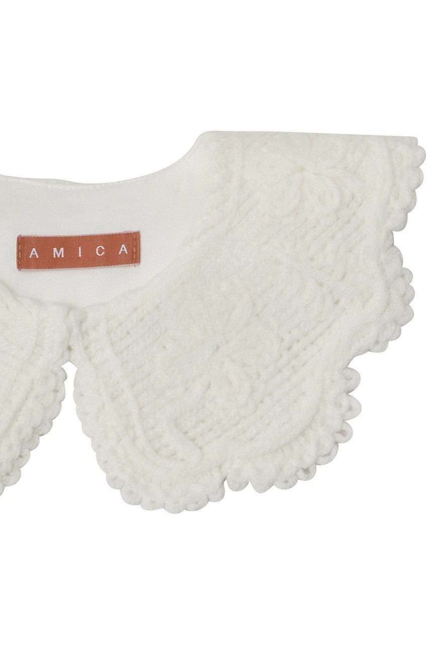 【アミカ/AMICA】のエンブロイダリーカラー 人気、トレンドファッション・服の通販 founy(ファニー) 　ファッション　Fashion　レディースファッション　Fashion for Women　トップス・カットソー　Cut & Sew Tops　シャツ・ブラウス・オフィスカジュアル　Elegant Blouses & Button-Ups　スカラップ　Scallop, Scalloped Edge　スリーブ　Sleeve, Long Sleeve / Short Sleeve　セレモニー　Ceremony　フラワー　Flower, Floral　ロング　Long, Long-Length　エレガント 上品　Elegant　other-3|ID: prp329100004918025 ipo3291000000036887164