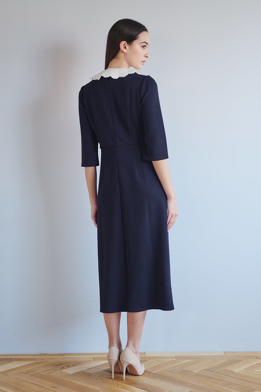 【アミカ/AMICA】のエンブロイダリーカラー 人気、トレンドファッション・服の通販 founy(ファニー) 　ファッション　Fashion　レディースファッション　Fashion for Women　トップス・カットソー　Cut & Sew Tops　シャツ・ブラウス・オフィスカジュアル　Elegant Blouses & Button-Ups　スカラップ　Scallop, Scalloped Edge　スリーブ　Sleeve, Long Sleeve / Short Sleeve　セレモニー　Ceremony　フラワー　Flower, Floral　ロング　Long, Long-Length　エレガント 上品　Elegant　other-7|ID: prp329100004918025 ipo3291000000036887168