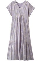 【ヌキテパ/NE QUITTEZ PAS】のCotton Voile Stripe Anemone Foil Print フレンチスリーブドレス 人気、トレンドファッション・服の通販 founy(ファニー) ファッション Fashion レディースファッション Fashion for Women ワンピース Dresses フォーマル・パーティードレス・結婚式用ドレス Elegant & Casual Dresses チュニック Tunic Tops & Dresses ギャザー Gathered, Ruffled サンダル Sandals, Summer Shoes ジュエリー Jewelry, Accessories ストライプ Stripe, Striped Pattern チュニック Tunic, Long Top ドレス Dress, One-Piece プリント Print, Printed Pattern リゾート Resort, Vacation Style リュクス Luxury, Elegant, High-End, Chic ロング Long, Long-Length thumbnail ライラック|ID: prp329100004918030 ipo3291000000036887326