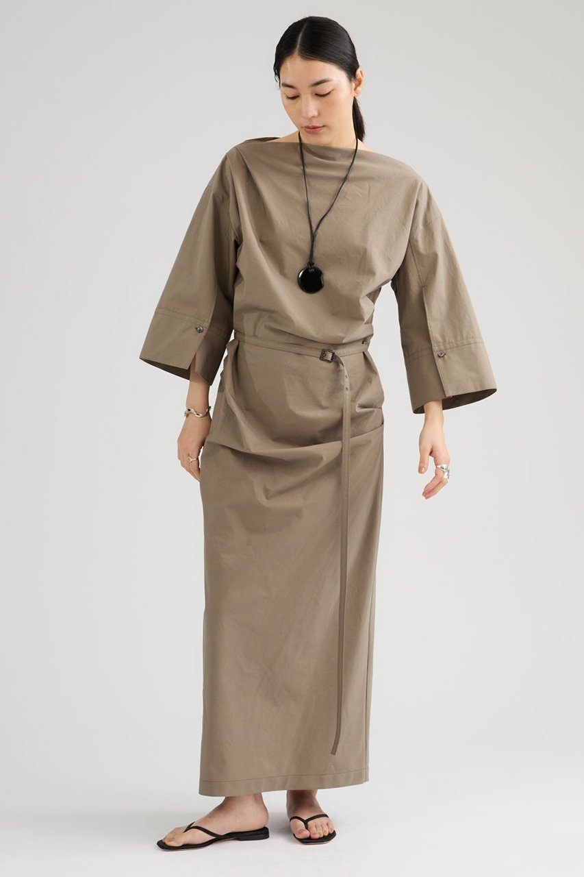 【カオス/Chaos】のプレコットンシャツワンピース インテリア・キッズ・メンズ・レディースファッション・服の通販 founy(ファニー) 　ファッション　Fashion　レディースファッション　Fashion for Women　ワンピース　Dresses　シャツワンピース / 1枚で着映えコーデ　Shirt Dresses　チュニック　Tunic Tops & Dresses　アシンメトリー　Asymmetrical Style　コンパクト　Compact, Small Size　シリコン　Silicone, Silicone Material　スリット　Slit, Slit Detail　スリーブ　Sleeve, Long Sleeve / Short Sleeve　タイプライター　Typewriter Fabric, Crisp Cotton　チュニック　Tunic, Long Top　トレンド　Trend, Trending Now　リネン　Linen, Linen Fabric　ロング　Long, Long-Length　再入荷　Restock / Back in Stock　アッシュカーキ|ID: prp329100004918031 ipo3291000000036887364