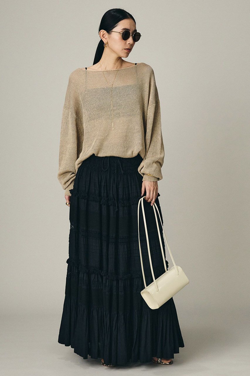 【カオス/Chaos】のノーマンリネンプルオーバー 人気、トレンドファッション・服の通販 founy(ファニー) 　ファッション　Fashion　レディースファッション　Fashion for Women　トップス・カットソー　Cut & Sew Tops　ニット　Knit Tops & Sweaters　カジュアルプルオーバー・ニットトップス　Pullovers & Knit Tops / Casual Pullovers　春　Spring　ミドル　Middle Length, Mid Height　リネン　Linen, Linen Fabric　再入荷　Restock / Back in Stock　夏　Summer　エレガント 上品　Elegant　other-2|ID: prp329100004918032 ipo3291000000036887375