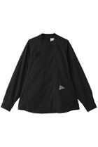 【アンドワンダー/and wander / MEN】の【MEN】ストレッチ リップ バンド カラー シャツ 人気、トレンドファッション・服の通販 founy(ファニー) ファッション Fashion メンズファッション Fashion for Men アウトドア Outdoor Clothing ストレッチ Stretch, Stretchy Fabric スリーブ Sleeve, Long Sleeve / Short Sleeve ミックス Mix, Mixed Style リップ Lip, Lip Motif ロング Long, Long-Length thumbnail ブラック|ID: prp329100004918044 ipo3291000000036887593