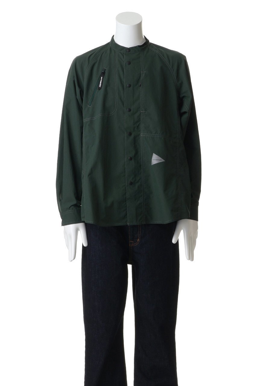 【アンドワンダー/and wander / MEN】の【MEN】ストレッチ リップ バンド カラー シャツ 人気、トレンドファッション・服の通販 founy(ファニー) 　ファッション　Fashion　メンズファッション　Fashion for Men　アウトドア　Outdoor Clothing　ストレッチ　Stretch, Stretchy Fabric　スリーブ　Sleeve, Long Sleeve / Short Sleeve　ミックス　Mix, Mixed Style　リップ　Lip, Lip Motif　ロング　Long, Long-Length　other-2|ID: prp329100004918044 ipo3291000000036887595