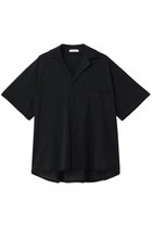 【エイトン/ATON】のHIGH TWIST コットン ニット シャツ 人気、トレンドファッション・服の通販 founy(ファニー) ファッション Fashion レディースファッション Fashion for Women トップス・カットソー Cut & Sew Tops ニット Knit Tops & Sweaters シャツ・ブラウス・オフィスカジュアル Elegant Blouses & Button-Ups カジュアルプルオーバー・ニットトップス Pullovers & Knit Tops / Casual Pullovers ドレープ Drape, Draping Fabric ボトム Bottoms, Lower Wear ポケット Pocket, Pocket Detail ヨーク Yoke, Yoke Design 吸水 Absorbent, Quick-Dry 夏 Summer 羽織 Haori, Light Jacket thumbnail ブラック|ID: prp329100004918045 ipo3291000000036887702