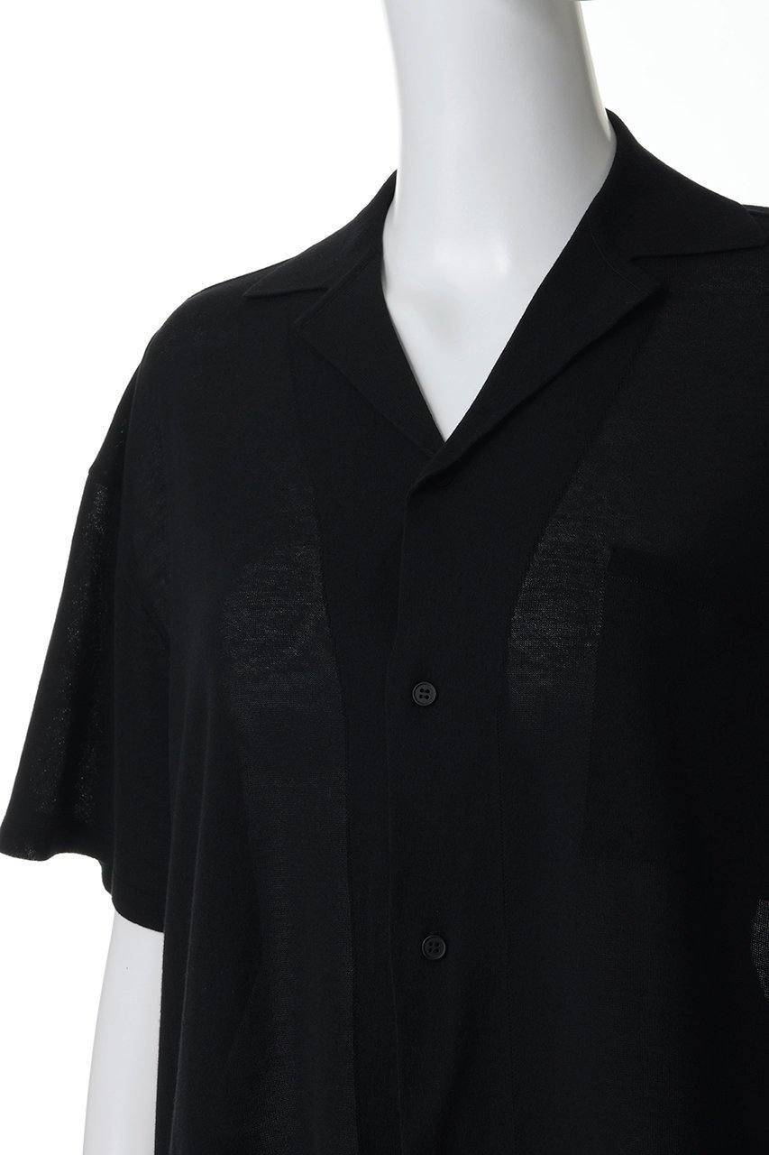 【エイトン/ATON】のHIGH TWIST コットン ニット シャツ 人気、トレンドファッション・服の通販 founy(ファニー) 　ファッション　Fashion　レディースファッション　Fashion for Women　トップス・カットソー　Cut & Sew Tops　ニット　Knit Tops & Sweaters　シャツ・ブラウス・オフィスカジュアル　Elegant Blouses & Button-Ups　カジュアルプルオーバー・ニットトップス　Pullovers & Knit Tops / Casual Pullovers　ドレープ　Drape, Draping Fabric　ボトム　Bottoms, Lower Wear　ポケット　Pocket, Pocket Detail　ヨーク　Yoke, Yoke Design　吸水　Absorbent, Quick-Dry　夏　Summer　羽織　Haori, Light Jacket　other-5|ID: prp329100004918045 ipo3291000000036887706