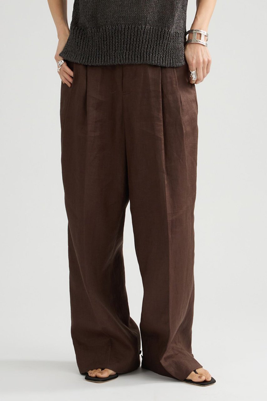 【カオス/Chaos】のミュラリネンパンツ 人気、トレンドファッション・服の通販 founy(ファニー) 　ファッション　Fashion　レディースファッション　Fashion for Women　パンツ　Pants & Trousers　おすすめ　Recommended / Our Picks　ストレート　Straight, Straight Cut　セットアップ　Set-Up, Coordinated Outfit　リラックス　Relax, Relaxed Fit　ワイド　Wide, Wide Fit　 other-1|ID: prp329100004918047 ipo3291000000036887775