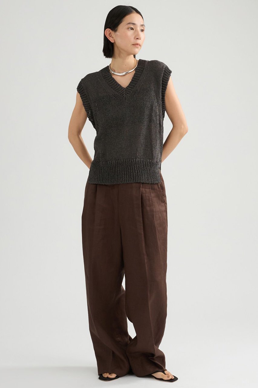 【カオス/Chaos】のミュラリネンパンツ 人気、トレンドファッション・服の通販 founy(ファニー) 　ファッション　Fashion　レディースファッション　Fashion for Women　パンツ　Pants & Trousers　おすすめ　Recommended / Our Picks　ストレート　Straight, Straight Cut　セットアップ　Set-Up, Coordinated Outfit　リラックス　Relax, Relaxed Fit　ワイド　Wide, Wide Fit　other-4|ID: prp329100004918047 ipo3291000000036887779