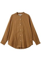 【ミディウミ/MidiUmi】のdots band collar shirt シャツ 人気、トレンドファッション・服の通販 founy(ファニー) ファッション Fashion レディースファッション Fashion for Women トップス・カットソー Cut & Sew Tops シャツ・ブラウス・オフィスカジュアル Elegant Blouses & Button-Ups おすすめ Recommended / Our Picks コンパクト Compact, Small Size シアー Sheer, See-Through ジャケット Jacket, Outerwear スリーブ Sleeve, Long Sleeve / Short Sleeve セットアップ Set-Up, Coordinated Outfit ドット Polka Dot, Dot Pattern ロング Long, Long-Length thumbnail brown|ID: prp329100004918048 ipo3291000000036887804