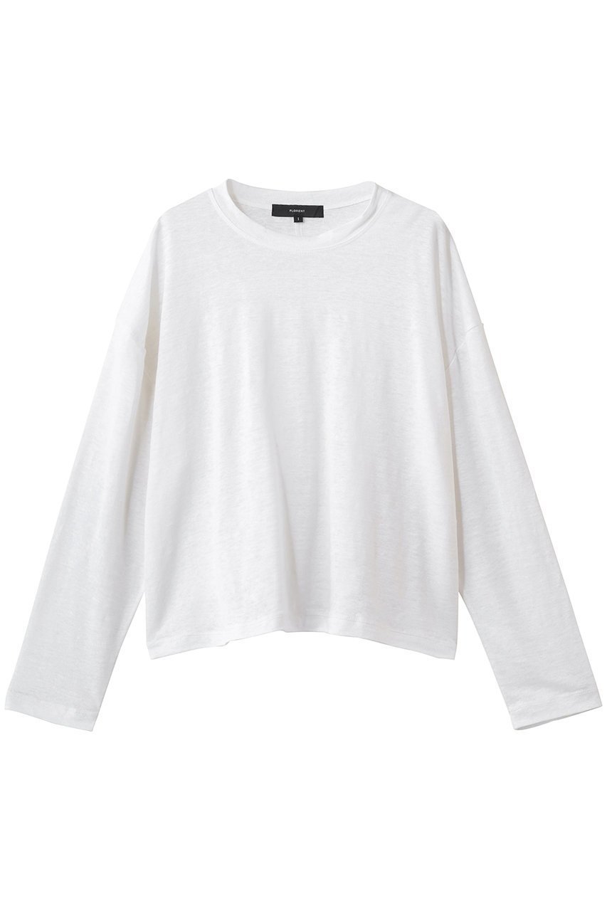 【フローレント/FLORENT】のソフトリネン ロングスリーブトップス 人気、トレンドファッション・服の通販 founy(ファニー) ファッション Fashion レディースファッション Fashion for Women トップス・カットソー Cut & Sew Tops シャツ・ブラウス・オフィスカジュアル Elegant Blouses & Button-Ups ロングTシャツ・Tシャツ Longline T-Shirts & Tees カットソー・ベーシックTシャツ Cut-and-Sewn Tops / Stretch Tees & Basics スリーブ Sleeve, Long Sleeve / Short Sleeve リネン Linen, Linen Fabric ロング Long, Long-Length 新作・新入荷 New Arrivals / New In other-1|ID: prp329100004918050 ipo3291000000036887842