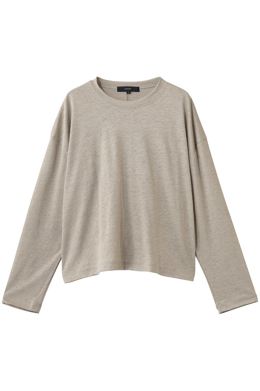 【フローレント/FLORENT】のソフトリネン ロングスリーブトップス インテリア・キッズ・メンズ・レディースファッション・服の通販 founy(ファニー) ファッション Fashion レディースファッション Fashion for Women トップス・カットソー Cut & Sew Tops シャツ・ブラウス・オフィスカジュアル Elegant Blouses & Button-Ups ロングTシャツ・Tシャツ Longline T-Shirts & Tees カットソー・ベーシックTシャツ Cut-and-Sewn Tops / Stretch Tees & Basics スリーブ Sleeve, Long Sleeve / Short Sleeve リネン Linen, Linen Fabric ロング Long, Long-Length 新作・新入荷 New Arrivals / New In ベージュ|ID: prp329100004918050 ipo3291000000036887845