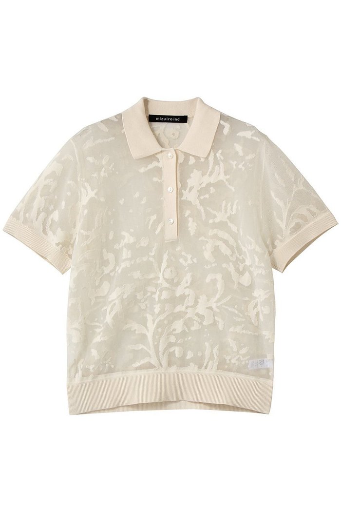 【ミズイロ インド/mizuiro ind】のmesh embroidery polo P/O プルオーバー インテリア・キッズ・メンズ・レディースファッション・服の通販 founy(ファニー) https://founy.com/ ファッション Fashion レディースファッション Fashion for Women トップス・カットソー Cut & Sew Tops シャツ・ブラウス・オフィスカジュアル Elegant Blouses & Button-Ups カジュアルプルオーバー・ニットトップス Pullovers & Knit Tops / Casual Pullovers エンブロイダリー Embroidery Design ショート Short, Short Length シンプル Simple, Minimal スラックス Slacks, Dress Pants スリーブ Sleeve, Long Sleeve / Short Sleeve デニム Denim, Jeans Material メッシュ Mesh, Net Fabric 再入荷 Restock / Back in Stock |ID: prp329100004918054 ipo3291000000036887888