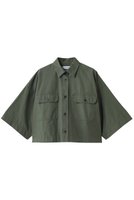 【サクラ/SACRA】のコットンホースクロスショートシャツ 人気、トレンドファッション・服の通販 founy(ファニー) ファッション Fashion レディースファッション Fashion for Women トップス・カットソー Cut & Sew Tops シャツ・ブラウス・オフィスカジュアル Elegant Blouses & Button-Ups クロップド Cropped, Short Length ショート Short, Short Length シンプル Simple, Minimal ストーン Stone, Gem-Like スリーブ Sleeve, Long Sleeve / Short Sleeve ハーフ Half, Half-Length バランス Balance, Style Balance ビンテージ Vintage, Retro Style プリーツ Pleats, Pleated ボックス Boxy, Box Shape ボトム Bottoms, Lower Wear エレガント 上品 Elegant 新作・新入荷 New Arrivals / New In |ID:prp329100004918056