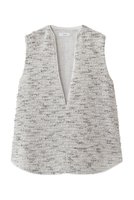 【エブール/ebure】のクラウドツィード スリーブレスブラウス 人気、トレンドファッション・服の通販 founy(ファニー) ファッション Fashion レディースファッション Fashion for Women トップス・カットソー Cut & Sew Tops キャミソール&ノースリーブ Camisoles & Sleeveless Tops シャツ・ブラウス・オフィスカジュアル Elegant Blouses & Button-Ups キャミソール Camisole, Spaghetti Strap Top シルク Silk, 100% Silk タンク Tank Top, Sleeveless Top チェーン Chain, Chain Strap ツイード Twill, Twill Weave ドレープ Drape, Draping Fabric ノースリーブ Sleeveless, No-Sleeve 新作・新入荷 New Arrivals / New In |ID:prp329100004918057