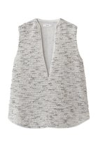 【エブール/ebure】のクラウドツィード スリーブレスブラウス 人気、トレンドファッション・服の通販 founy(ファニー) ファッション Fashion レディースファッション Fashion for Women トップス・カットソー Cut & Sew Tops キャミソール&ノースリーブ Camisoles & Sleeveless Tops シャツ・ブラウス・オフィスカジュアル Elegant Blouses & Button-Ups キャミソール Camisole, Spaghetti Strap Top シルク Silk, 100% Silk タンク Tank Top, Sleeveless Top チェーン Chain, Chain Strap ツイード Twill, Twill Weave ドレープ Drape, Draping Fabric ノースリーブ Sleeveless, No-Sleeve 新作・新入荷 New Arrivals / New In thumbnail ホワイト|ID: prp329100004918057 ipo3291000000036887946