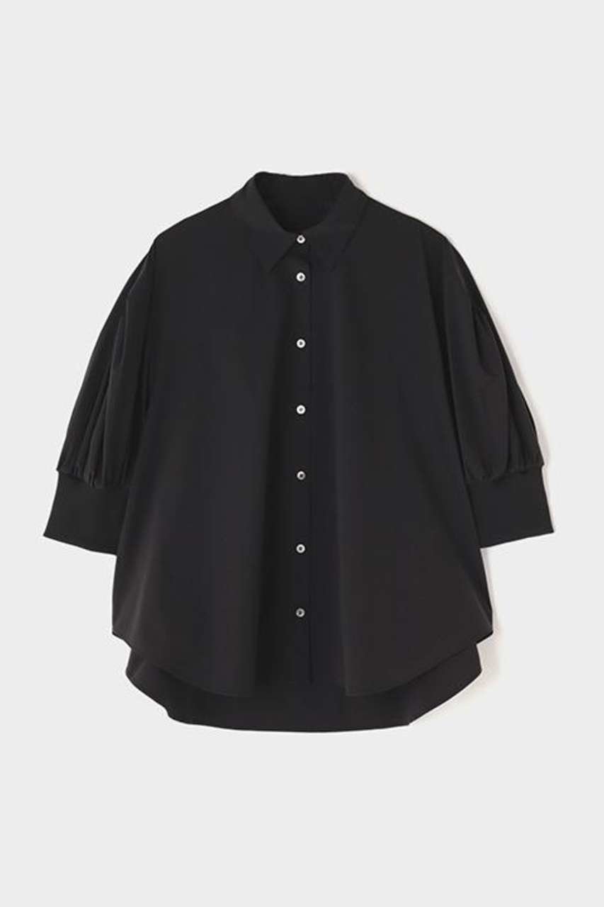 【ル フィル/LE PHIL】のSOLOTEXブロードギャザースリーブブラウス インテリア・キッズ・メンズ・レディースファッション・服の通販 founy(ファニー) 　ファッション　Fashion　レディースファッション　Fashion for Women　トップス・カットソー　Cut & Sew Tops　シャツ・ブラウス・オフィスカジュアル　Elegant Blouses & Button-Ups　クッション　Cushion, Throw Pillow　ショート　Short, Short Length　ストレッチ　Stretch, Stretchy Fabric　スポーティ　Sporty, Casual Athletic　スリーブ　Sleeve, Long Sleeve / Short Sleeve　ドレープ　Drape, Draping Fabric　ハーフ　Half, Half-Length　バランス　Balance, Style Balance　フェミニン　Feminine, Girly　羽織　Haori, Light Jacket　マニッシュ　Mannish, Boyish　夏　Summer　新作・新入荷　New Arrivals / New In　ブラック|ID: prp329100004918060 ipo3291000000036887979