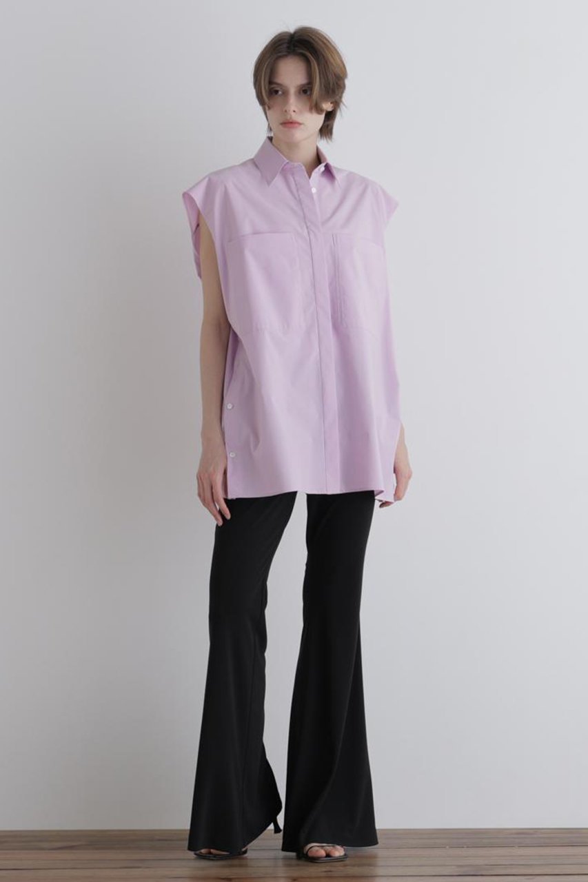 【ル フィル/LE PHIL】のビッグポケットノースリーブブラウス 人気、トレンドファッション・服の通販 founy(ファニー) ファッション Fashion レディースファッション Fashion for Women トップス・カットソー Cut & Sew Tops キャミソール&ノースリーブ Camisoles & Sleeveless Tops シャツ・ブラウス・オフィスカジュアル Elegant Blouses & Button-Ups クッション Cushion, Throw Pillow シンプル Simple, Minimal スタンダード Standard, Basic ストライプ Stripe, Striped Pattern ストレッチ Stretch, Stretchy Fabric タンブラー Tumbler, Travel Mug ノースリーブ Sleeveless, No-Sleeve ビッグ Big, Oversized フォルム Silhouette, Form フロント Front, Front Design ボトム Bottoms, Lower Wear ポケット Pocket, Pocket Detail other-3|ID: prp329100004918061 ipo3291000000036887997