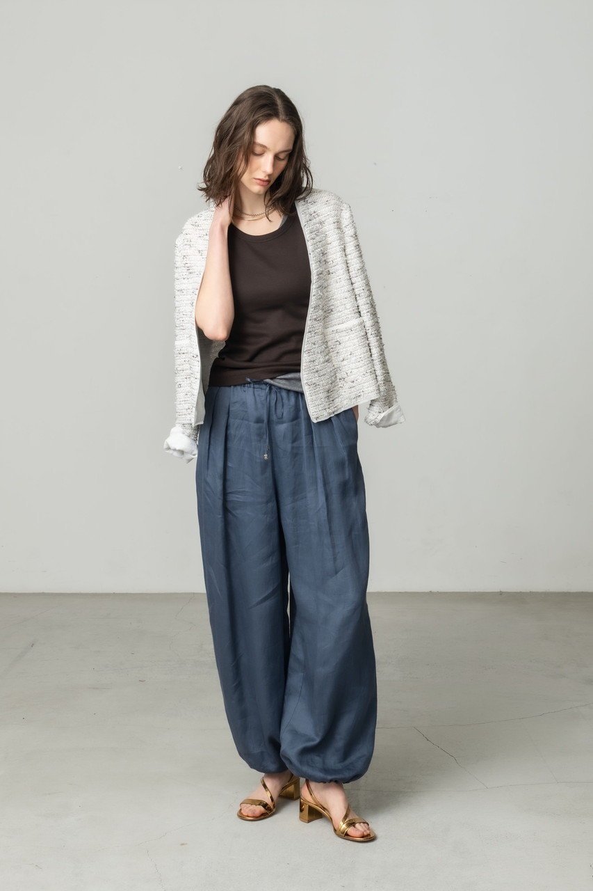 【エブール/ebure】のクラウドツィード ノーカラージャケット 人気、トレンドファッション・服の通販 founy(ファニー) 　ファッション　Fashion　レディースファッション　Fashion for Women　アウター　Coat / Outerwear Collection　レディースジャケット・軽アウター　Jackets　ノーカラージャケット / シンプル上品コーデ　Collarless Jackets　カーディガン　Cardigan, Knitwear　クラシカル　Classical, Vintage-Inspired　シルク　Silk, 100% Silk　ジャケット　Jacket, Outerwear　チェーン　Chain, Chain Strap　ツイード　Twill, Twill Weave　エレガント 上品　Elegant　新作・新入荷　New Arrivals / New In　other-8|ID: prp329100004918063 ipo3291000000036888016