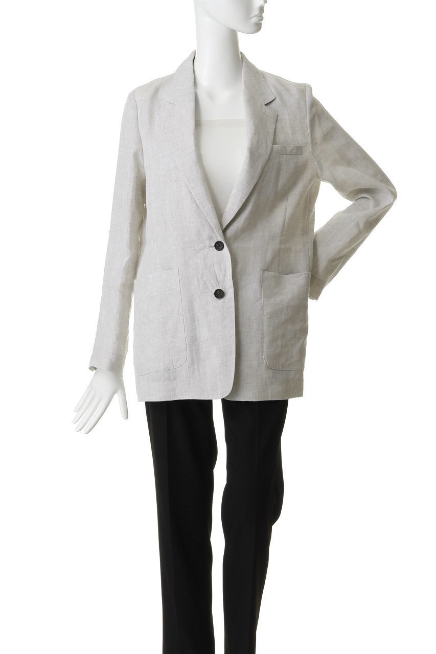 【エブール/ebure】のライトピュアリネン 2釦シングルジャケット 人気、トレンドファッション・服の通販 founy(ファニー) 　ファッション　Fashion　レディースファッション　Fashion for Women　アウター　Coat / Outerwear Collection　レディースジャケット・軽アウター　Jackets　イタリア　Italy　ジャケット　Jacket, Outerwear　ネップ　Nepp, Slub Yarn　パッチ　Patch, Appliqué　ポケット　Pocket, Pocket Detail　リネン　Linen, Linen Fabric　エレガント 上品　Elegant　新作・新入荷　New Arrivals / New In　other-2|ID: prp329100004918064 ipo3291000000036888019