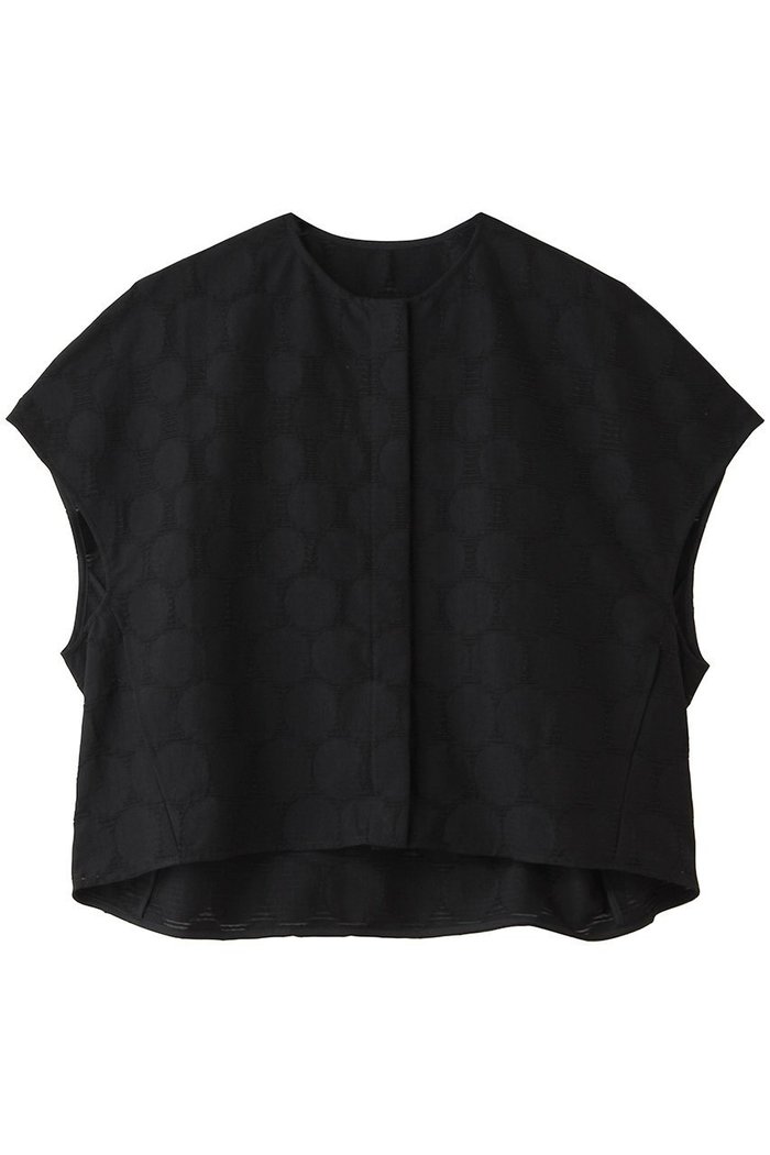 【プレインピープル/PLAIN PEOPLE】のドットジャガードショートジャケット インテリア・キッズ・メンズ・レディースファッション・服の通販 founy(ファウニー) https://founy.com/ ファッション Fashion レディースファッション Fashion for Women アウター Coat / Outerwear Collection レディースジャケット・軽アウター Jackets ショート Short, Short Length ジャカード／ジャガード Jacquard, Woven Pattern ジャケット Jacket, Outerwear ドット Polka Dot, Dot Pattern バランス Balance, Style Balance フォルム Silhouette, Form 新作・新入荷 New Arrivals / New In |ID: prp329100004918065 ipo3291000000037380100