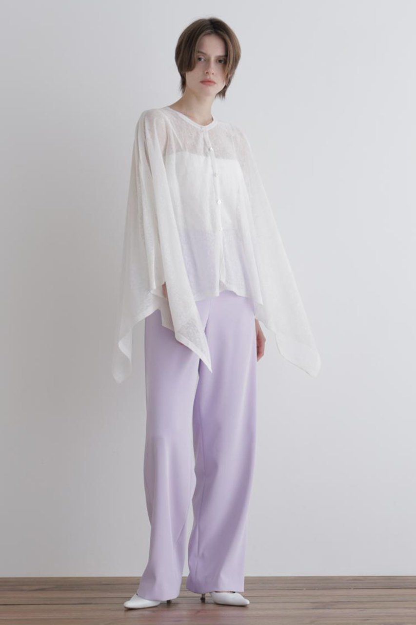 【ル フィル/LE PHIL】のシアーリネンカーディガン 人気、トレンドファッション・服の通販 founy(ファニー) 　ファッション　Fashion　レディースファッション　Fashion for Women　トップス・カットソー　Cut & Sew Tops　ニット　Knit Tops & Sweaters　カーディガン・羽織り　Layered Style Cardigans　カジュアルプルオーバー・ニットトップス　Pullovers & Knit Tops / Casual Pullovers　シアー　Sheer, See-Through　シンプル　Simple, Minimal　スタンダード　Standard, Basic　スリット　Slit, Slit Detail　ドレープ　Drape, Draping Fabric　ネップ　Nepp, Slub Yarn　フロント　Front, Front Design　エレガント 上品　Elegant　other-3|ID: prp329100004918066 ipo3291000000036888043