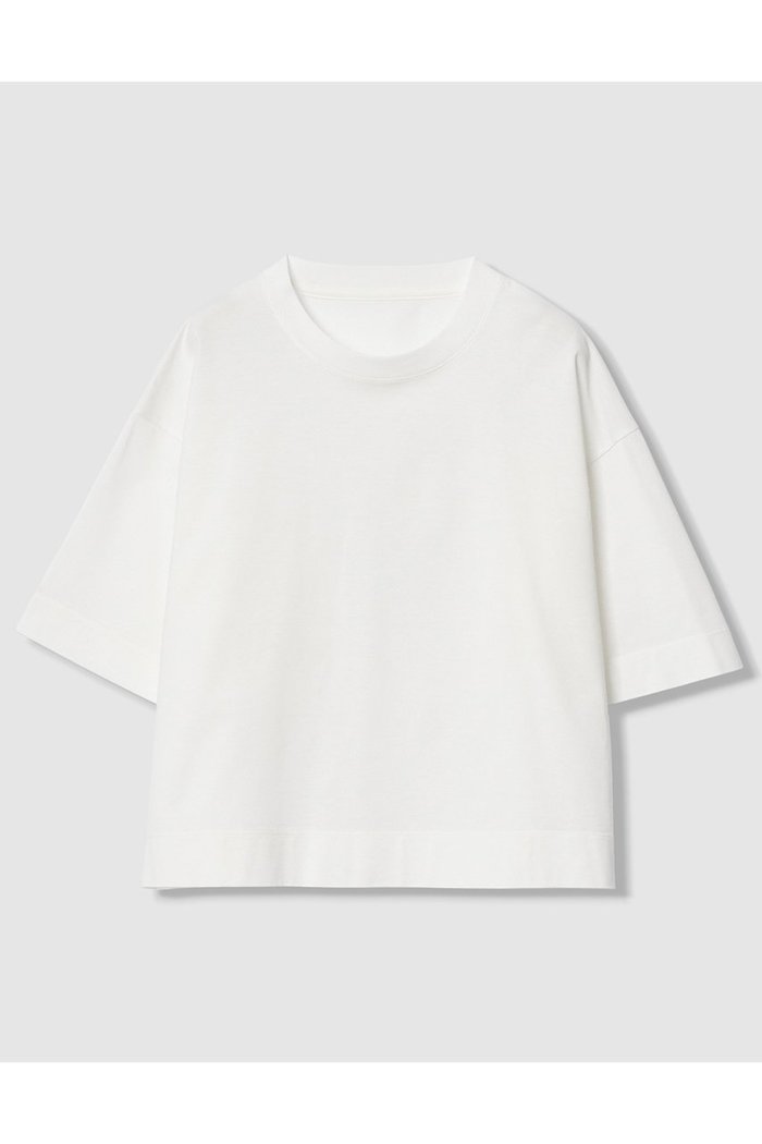 【アナイ/ANAYI】のコットン天竺半袖オーバー プルオーバー インテリア・キッズ・メンズ・レディースファッション・服の通販 founy(ファニー) https://founy.com/ ファッション Fashion レディースファッション Fashion for Women トップス・カットソー Cut & Sew Tops シャツ・ブラウス・オフィスカジュアル Elegant Blouses & Button-Ups ロングTシャツ・Tシャツ Longline T-Shirts & Tees カジュアルプルオーバー・ニットトップス Pullovers & Knit Tops / Casual Pullovers カットソー・ベーシックTシャツ Cut-and-Sewn Tops / Stretch Tees & Basics イタリア Italy ショルダー Shoulder, Shoulder Strap ショート Short, Short Length スリーブ Sleeve, Long Sleeve / Short Sleeve ドレープ Drape, Draping Fabric ドロップ Drop Shoulder, Dropped Style レギュラー Regular, Standard Fit 半袖 Short Sleeve, Half Sleeve 巾着 Drawstring Bag, Kinchaku |ID: prp329100004918069 ipo3291000000036888083