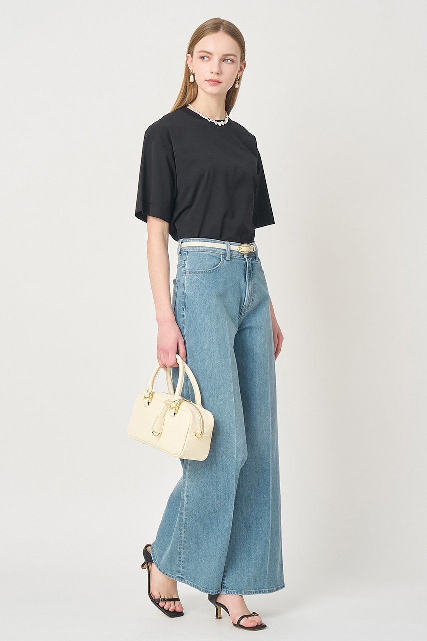 【アナイ/ANAYI】のコットン天竺半袖オーバー プルオーバー 人気、トレンドファッション・服の通販 founy(ファニー) 　ファッション　Fashion　レディースファッション　Fashion for Women　トップス・カットソー　Cut & Sew Tops　シャツ・ブラウス・オフィスカジュアル　Elegant Blouses & Button-Ups　ロングTシャツ・Tシャツ　Longline T-Shirts & Tees　カジュアルプルオーバー・ニットトップス　Pullovers & Knit Tops / Casual Pullovers　カットソー・ベーシックTシャツ　Cut-and-Sewn Tops / Stretch Tees & Basics　イタリア　Italy　ショルダー　Shoulder, Shoulder Strap　ショート　Short, Short Length　スリーブ　Sleeve, Long Sleeve / Short Sleeve　ドレープ　Drape, Draping Fabric　ドロップ　Drop Shoulder, Dropped Style　レギュラー　Regular, Standard Fit　半袖　Short Sleeve, Half Sleeve　巾着　Drawstring Bag, Kinchaku　other-7|ID: prp329100004918069 ipo3291000000036888091