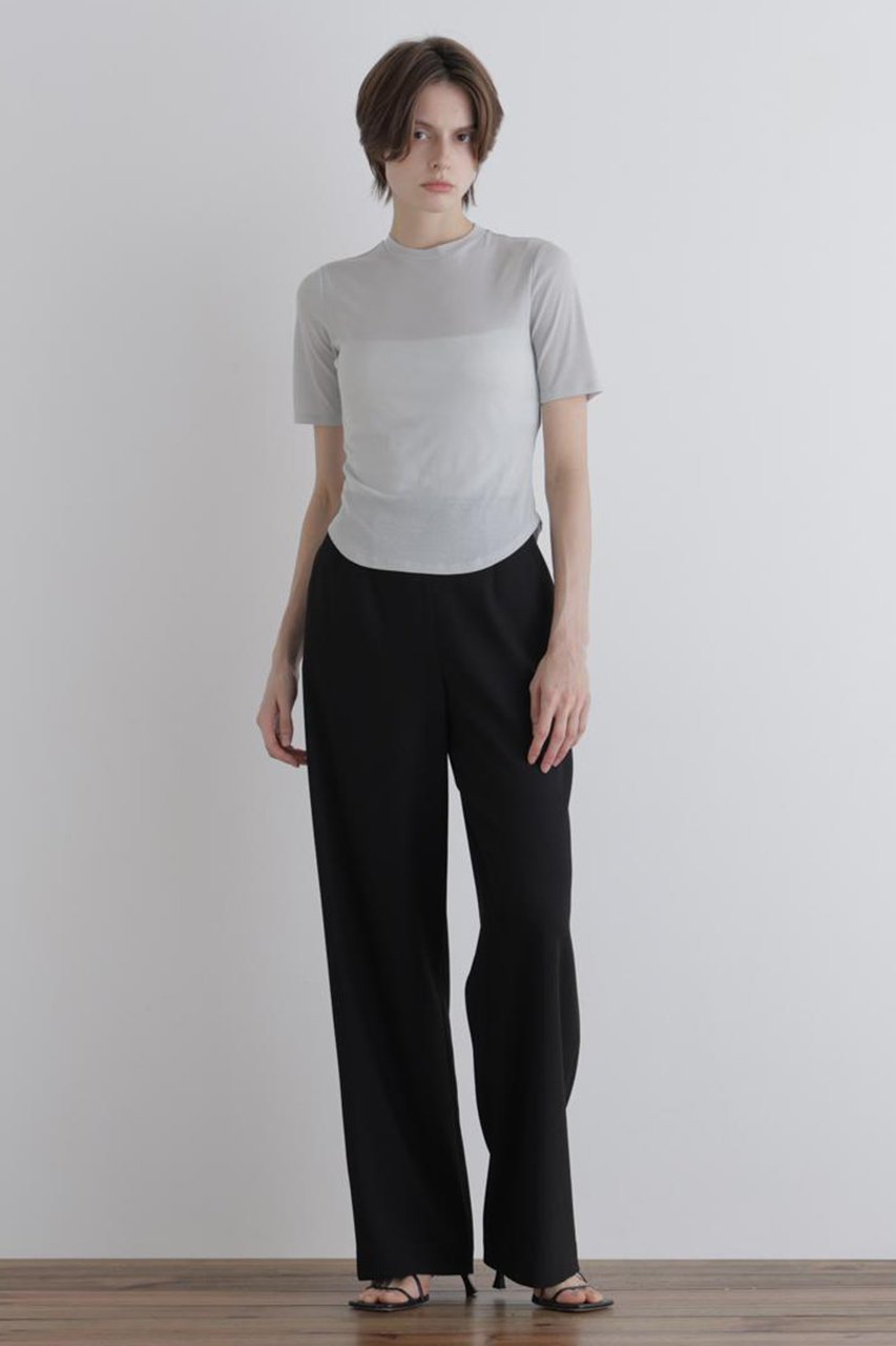 【ル フィル/LE PHIL】のシアーベーシックT 人気、トレンドファッション・服の通販 founy(ファニー) 　ファッション　Fashion　レディースファッション　Fashion for Women　トップス・カットソー　Cut & Sew Tops　シャツ・ブラウス・オフィスカジュアル　Elegant Blouses & Button-Ups　ロングTシャツ・Tシャツ　Longline T-Shirts & Tees　カットソー・ベーシックTシャツ　Cut-and-Sewn Tops / Stretch Tees & Basics　春　Spring　カットソー　Cut and Sewn Top　コンパクト　Compact, Small Size　シアー　Sheer, See-Through　ショート　Short, Short Length　スタンダード　Standard, Basic　スリーブ　Sleeve, Long Sleeve / Short Sleeve　バランス　Balance, Style Balance　S/S・春夏　SS, Spring/Summer, Warm Season　おすすめ　Recommended / Our Picks　夏　Summer　other-3|ID: prp329100004918071 ipo3291000000036888105