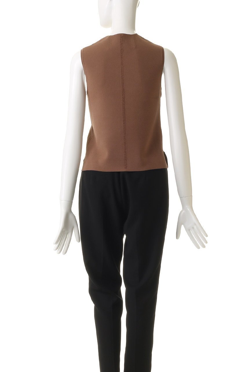 【ルームエイト/Room no.8】のニードル ノースリーブ トップス 人気、トレンドファッション・服の通販 founy(ファニー) 　ファッション　Fashion　レディースファッション　Fashion for Women　トップス・カットソー　Cut & Sew Tops　キャミソール&ノースリーブ　Camisoles & Sleeveless Tops　シャツ・ブラウス・オフィスカジュアル　Elegant Blouses & Button-Ups　ロングTシャツ・Tシャツ　Longline T-Shirts & Tees　カットソー・ベーシックTシャツ　Cut-and-Sewn Tops / Stretch Tees & Basics　インナー　Innerwear　カーディガン　Cardigan, Knitwear　キャミソール　Camisole, Spaghetti Strap Top　ジャケット　Jacket, Outerwear　タンク　Tank Top, Sleeveless Top　ノースリーブ　Sleeveless, No-Sleeve　ファブリック　Fabric, Textile　マニッシュ　Mannish, Boyish　ロング　Long, Long-Length　エレガント 上品　Elegant　定番　Standard, Basic Item　other-4|ID: prp329100004918504 ipo3291000000036890759