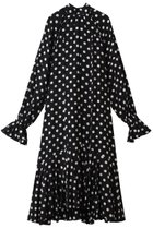 【メゾンスペシャル/MAISON SPECIAL】の2WAY Sleeve Dot One-Piece/2WAYスリーブドットワンピース 人気、トレンドファッション・服の通販 founy(ファニー) ファッション Fashion レディースファッション Fashion for Women ワンピース Dresses チュニック Tunic Tops & Dresses おすすめ Recommended / Our Picks スタンド Stand Collar, Upright Stand スラックス Slacks, Dress Pants チュニック Tunic, Long Top デニム Denim, Jeans Material ドット Polka Dot, Dot Pattern ドレス Dress, One-Piece ボトム Bottoms, Lower Wear リボン Ribbon, Bow ロング Long, Long-Length thumbnail BLK(ブラック)|ID: prp329100004918513 ipo3291000000036890993