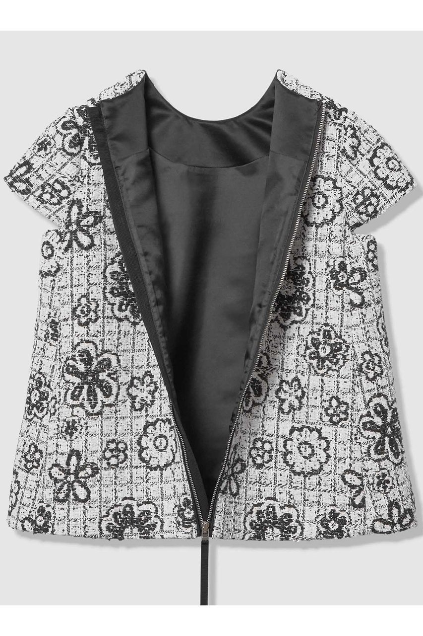 【アルアバイル/allureville】の【LOULOU WILLOUGHBY】MALHIA ツイードプルオーバー 人気、トレンドファッション・服の通販 founy(ファニー) 　ファッション　Fashion　レディースファッション　Fashion for Women　トップス・カットソー　Cut & Sew Tops　シャツ・ブラウス・オフィスカジュアル　Elegant Blouses & Button-Ups　カジュアルプルオーバー・ニットトップス　Pullovers & Knit Tops / Casual Pullovers　おすすめ　Recommended / Our Picks　ショート　Short, Short Length　スリーブ　Sleeve, Long Sleeve / Short Sleeve　セットアップ　Set-Up, Coordinated Outfit　チュニック　Tunic, Long Top　ツイード　Twill, Twill Weave　フランス　France, French　ミニスカート　Mini Skirt, Short Skirt　メタル　Metal, Metal Parts　リボン　Ribbon, Bow　other-5|ID: prp329100004918529 ipo3291000000036891649