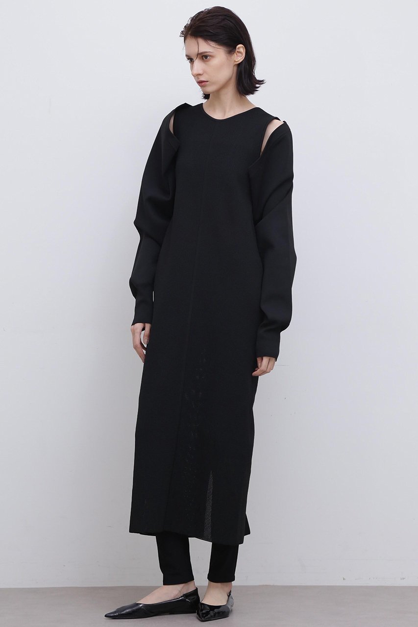 【アドーア/ADORE】のスポンディッシュストレッチメッシュニットワンピース 人気、トレンドファッション・服の通販 founy(ファニー) 　ファッション　Fashion　レディースファッション　Fashion for Women　ワンピース　Dresses　ニットワンピース　Knit Dresses　チュニック　Tunic Tops & Dresses　コンパクト　Compact, Small Size　スタンダード　Standard, Basic　チュニック　Tunic, Long Top　ドレス　Dress, One-Piece　パターン　Pattern, Design Print　パッチ　Patch, Appliqué　フィット　Fit, Slim Fit　メッシュ　Mesh, Net Fabric　ロング　Long, Long-Length　other-3|ID: prp329100004918534 ipo3291000000036891688