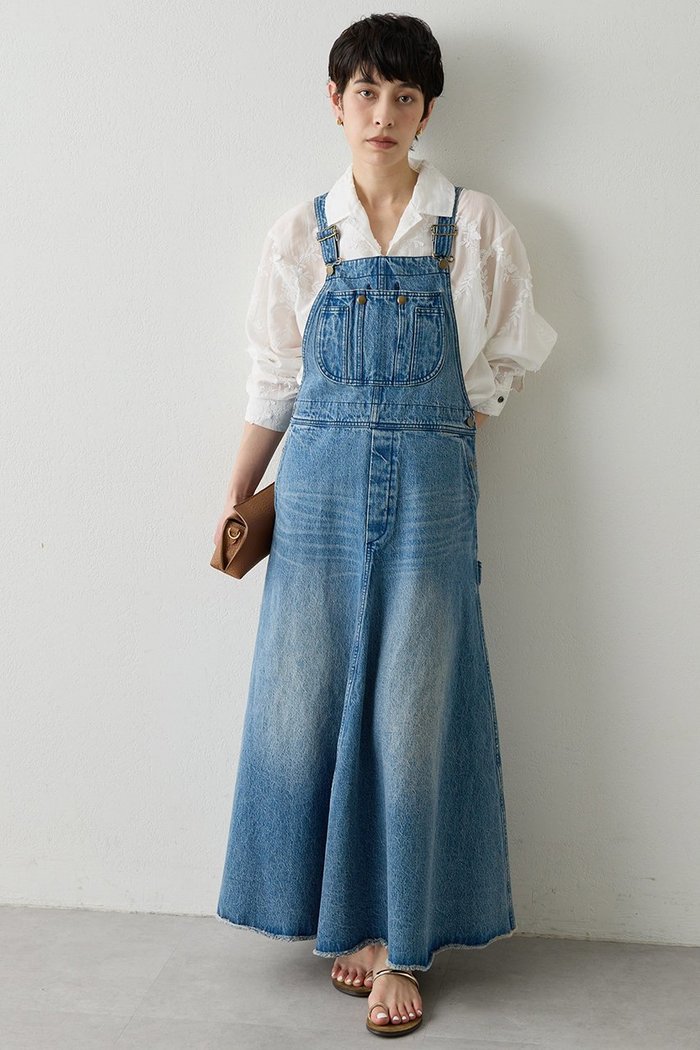 【ウィムガゼット/Whim Gazette】のオーバーオールスカート インテリア・キッズ・メンズ・レディースファッション・服の通販 founy(ファニー) https://founy.com/ ファッション Fashion レディースファッション Fashion for Women スカート Skirts ワンピース Dresses キャンバス Canvas, Canvas Fabric コンパクト Compact, Small Size チュニック Tunic, Long Top デニム Denim, Jeans Material フリンジ Fringe, Tassel マーメイド Mermaid, Fishtail Silhouette ロング Long, Long-Length ヴィンテージ Vintage Style |ID: prp329100004918541 ipo3291000000036891833