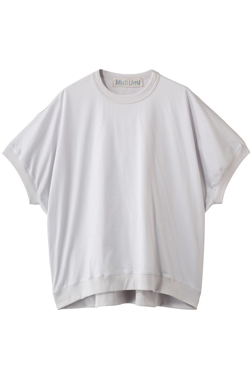 【ミディウミ/MidiUmi】のcocoon P/O プルオーバー インテリア・キッズ・メンズ・レディースファッション・服の通販 founy(ファニー) 　ファッション　Fashion　レディースファッション　Fashion for Women　トップス・カットソー　Cut & Sew Tops　シャツ・ブラウス・オフィスカジュアル　Elegant Blouses & Button-Ups　カジュアルプルオーバー・ニットトップス　Pullovers & Knit Tops / Casual Pullovers　おすすめ　Recommended / Our Picks　ショート　Short, Short Length　シンプル　Simple, Minimal　スポーティ　Sporty, Casual Athletic　スリーブ　Sleeve, Long Sleeve / Short Sleeve　半袖　Short Sleeve, Half Sleeve　l.gray|ID: prp329100004918559 ipo3291000000036892198