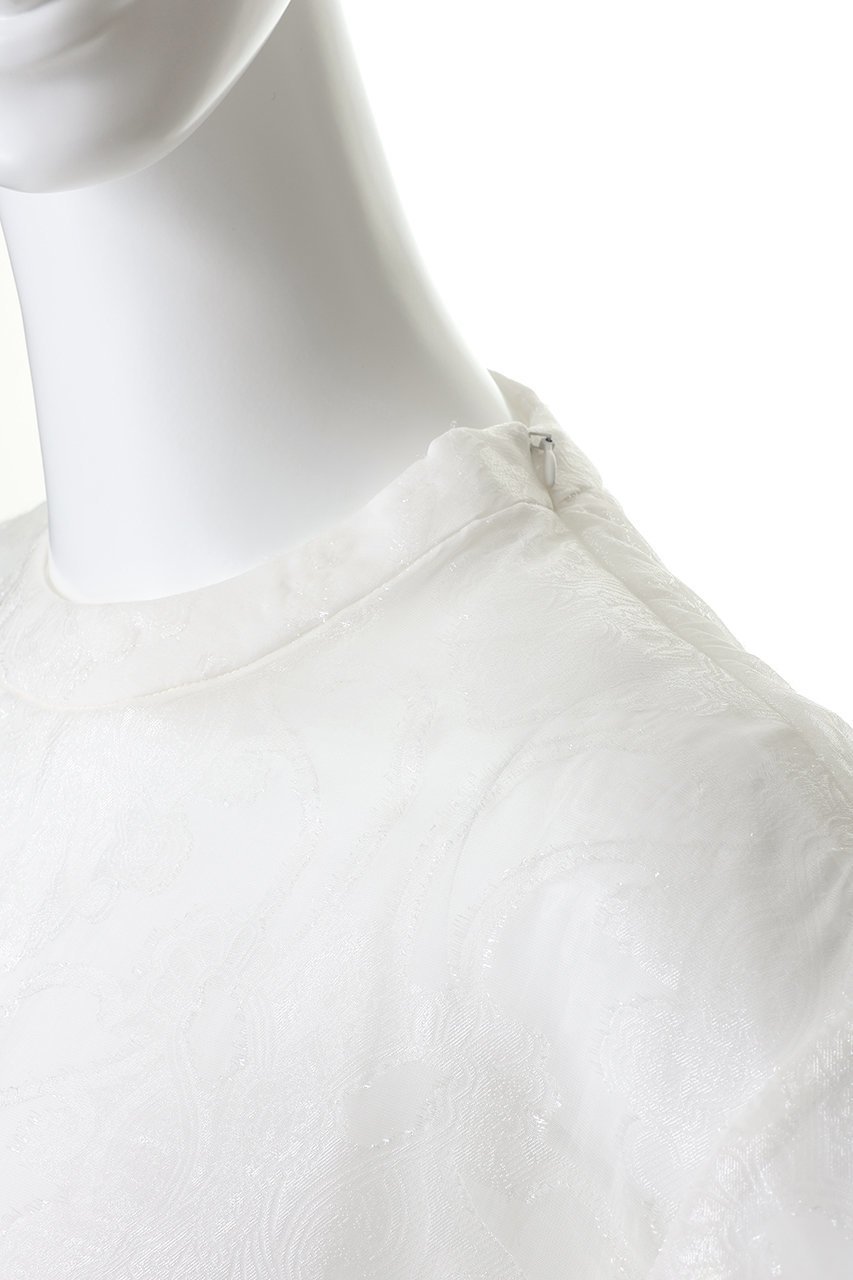 【カナコ サカイ/KANAKO SAKAI】のシアー ジャカード Tシャツ 人気、トレンドファッション・服の通販 founy(ファニー) 　ファッション　Fashion　レディースファッション　Fashion for Women　トップス・カットソー　Cut & Sew Tops　シャツ・ブラウス・オフィスカジュアル　Elegant Blouses & Button-Ups　ロングTシャツ・Tシャツ　Longline T-Shirts & Tees　インナー　Innerwear　サロペット　Overalls, Salopette　シアー　Sheer, See-Through　ショート　Short, Short Length　ジャカード／ジャガード　Jacquard, Woven Pattern　スリーブ　Sleeve, Long Sleeve / Short Sleeve　ハーフ　Half, Half-Length　夏　Summer　春　Spring　S/S・春夏　SS, Spring/Summer, Warm Season　other-6|ID: prp329100004918563 ipo3291000000036892238