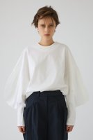 【リムアーク/RIM.ARK】のCurved line cotton tops/トップス 人気、トレンドファッション・服の通販 founy(ファニー) ファッション Fashion レディースファッション Fashion for Women トップス・カットソー Cut & Sew Tops シャツ・ブラウス・オフィスカジュアル Elegant Blouses & Button-Ups ロングTシャツ・Tシャツ Longline T-Shirts & Tees カットソー・ベーシックTシャツ Cut-and-Sewn Tops / Stretch Tees & Basics カットソー Cut and Sewn Top カリフォルニア California, Cali Style スペシャル Special, Limited Edition スリーブ Sleeve, Long Sleeve / Short Sleeve ダメージ Distressed, Destroyed デニム Denim, Jeans Material バランス Balance, Style Balance ロング Long, Long-Length エレガント 上品 Elegant 再入荷 Restock / Back in Stock |ID:prp329100004918565