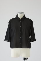 【リムアーク/RIM.ARK】のHidden detail box shirt/シャツ 人気、トレンドファッション・服の通販 founy(ファニー) ファッション Fashion レディースファッション Fashion for Women トップス・カットソー Cut & Sew Tops シャツ・ブラウス・オフィスカジュアル Elegant Blouses & Button-Ups おすすめ Recommended / Our Picks コンパクト Compact, Small Size シアー Sheer, See-Through シンプル Simple, Minimal スラックス Slacks, Dress Pants スリーブ Sleeve, Long Sleeve / Short Sleeve マニッシュ Mannish, Boyish レース Lace, Lace Fabric ロング Long, Long-Length thumbnail ブラック|ID: prp329100004918566 ipo3291000000036892287