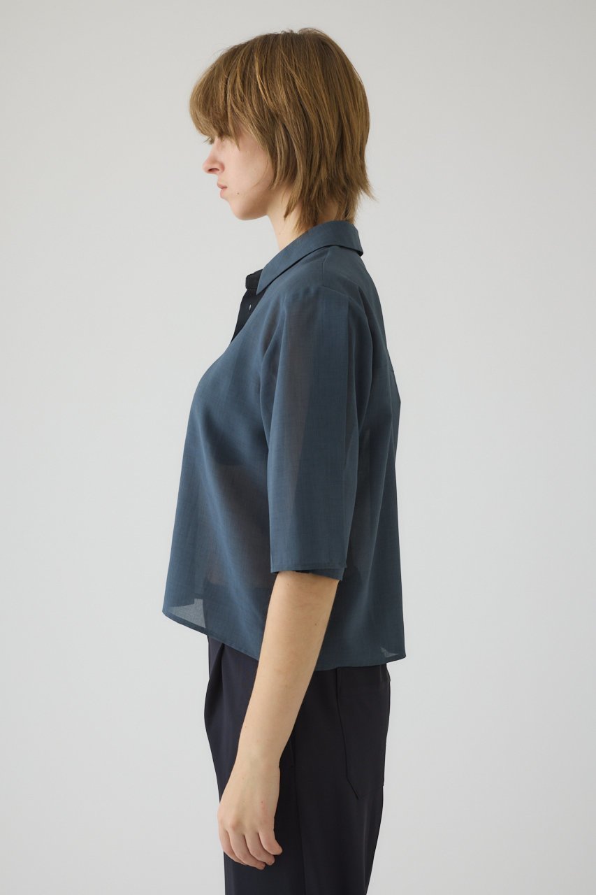 【リムアーク/RIM.ARK】のHidden detail box shirt/シャツ 人気、トレンドファッション・服の通販 founy(ファニー) 　ファッション　Fashion　レディースファッション　Fashion for Women　トップス・カットソー　Cut & Sew Tops　シャツ・ブラウス・オフィスカジュアル　Elegant Blouses & Button-Ups　おすすめ　Recommended / Our Picks　コンパクト　Compact, Small Size　シアー　Sheer, See-Through　シンプル　Simple, Minimal　スラックス　Slacks, Dress Pants　スリーブ　Sleeve, Long Sleeve / Short Sleeve　マニッシュ　Mannish, Boyish　レース　Lace, Lace Fabric　ロング　Long, Long-Length　other-4|ID: prp329100004918566 ipo3291000000036892292