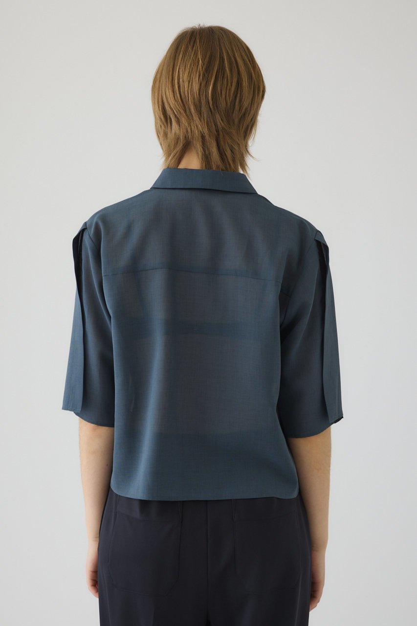 【リムアーク/RIM.ARK】のHidden detail box shirt/シャツ 人気、トレンドファッション・服の通販 founy(ファニー) 　ファッション　Fashion　レディースファッション　Fashion for Women　トップス・カットソー　Cut & Sew Tops　シャツ・ブラウス・オフィスカジュアル　Elegant Blouses & Button-Ups　おすすめ　Recommended / Our Picks　コンパクト　Compact, Small Size　シアー　Sheer, See-Through　シンプル　Simple, Minimal　スラックス　Slacks, Dress Pants　スリーブ　Sleeve, Long Sleeve / Short Sleeve　マニッシュ　Mannish, Boyish　レース　Lace, Lace Fabric　ロング　Long, Long-Length　other-5|ID: prp329100004918566 ipo3291000000036892293