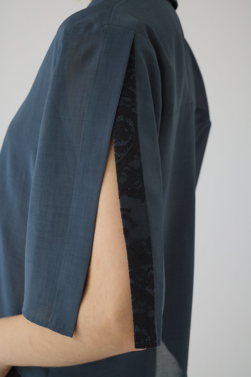 【リムアーク/RIM.ARK】のHidden detail box shirt/シャツ 人気、トレンドファッション・服の通販 founy(ファニー) 　ファッション　Fashion　レディースファッション　Fashion for Women　トップス・カットソー　Cut & Sew Tops　シャツ・ブラウス・オフィスカジュアル　Elegant Blouses & Button-Ups　おすすめ　Recommended / Our Picks　コンパクト　Compact, Small Size　シアー　Sheer, See-Through　シンプル　Simple, Minimal　スラックス　Slacks, Dress Pants　スリーブ　Sleeve, Long Sleeve / Short Sleeve　マニッシュ　Mannish, Boyish　レース　Lace, Lace Fabric　ロング　Long, Long-Length　other-7|ID: prp329100004918566 ipo3291000000036892295