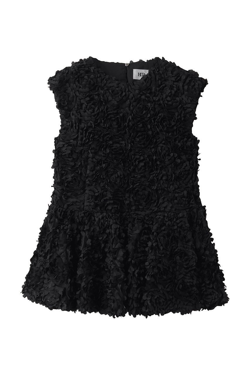 【ハー/HER.】の3Dレースブラウス インテリア・キッズ・メンズ・レディースファッション・服の通販 founy(ファニー) ファッション Fashion レディースファッション Fashion for Women トップス・カットソー Cut & Sew Tops キャミソール&ノースリーブ Camisoles & Sleeveless Tops シャツ・ブラウス・オフィスカジュアル Elegant Blouses & Button-Ups インナー Innerwear ジャケット Jacket, Outerwear セレモニー Ceremony チュール Tulip, Tulip Motif デニム Denim, Jeans Material ノースリーブ Sleeveless, No-Sleeve ペプラム Peplum, Flared Hem モチーフ Motif, Design Theme レース Lace, Lace Fabric ブラック|ID: prp329100004918574 ipo3291000000036892380