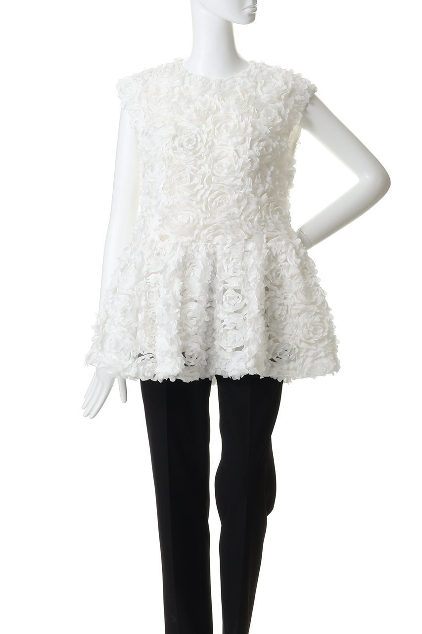 【ハー/HER.】の3Dレースブラウス 人気、トレンドファッション・服の通販 founy(ファニー) ファッション Fashion レディースファッション Fashion for Women トップス・カットソー Cut & Sew Tops キャミソール&ノースリーブ Camisoles & Sleeveless Tops シャツ・ブラウス・オフィスカジュアル Elegant Blouses & Button-Ups インナー Innerwear ジャケット Jacket, Outerwear セレモニー Ceremony チュール Tulip, Tulip Motif デニム Denim, Jeans Material ノースリーブ Sleeveless, No-Sleeve ペプラム Peplum, Flared Hem モチーフ Motif, Design Theme レース Lace, Lace Fabric other-2|ID: prp329100004918574 ipo3291000000036892381