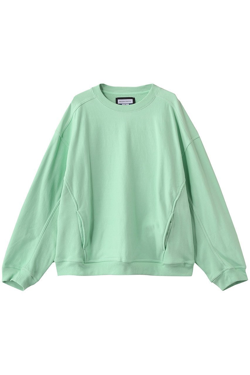 【メゾンスペシャル/MAISON SPECIAL】の【UNISEX】Prime-Over クルーネックPOスウェット インテリア・キッズ・メンズ・レディースファッション・服の通販 founy(ファニー) ファッション Fashion レディースファッション Fashion for Women トップス・カットソー Cut & Sew Tops シャツ・ブラウス・オフィスカジュアル Elegant Blouses & Button-Ups レディースパーカー・カジュアルフーディー Casual Hoodies & Sweatshirts ロングTシャツ・Tシャツ Longline T-Shirts & Tees スウェット・クルーネックトップス Sweatshirts & Crewnecks / Relaxed Fit Sweat Tops カットソー・ベーシックTシャツ Cut-and-Sewn Tops / Stretch Tees & Basics ユニセックス Unisex, Genderless スウェット / スエット Sweatshirt, Sweatwear ポケット Pocket, Pocket Detail L.GRN(ライトグリーン)|ID: prp329100004918588 ipo3291000000036892539